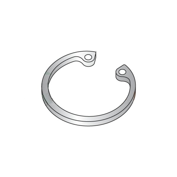 Newport Fasteners Internal Retaining Ring, Stainless Steel, Plain Finish, 1.125 in Bore Dia., 100 PK 703035 - main